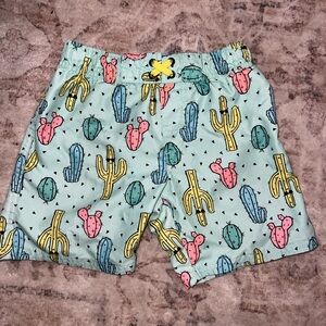 Cactus Print Kids Shorts